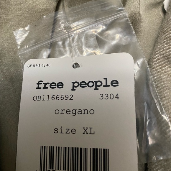 Free People Hannah Slouchy Soft Oversized Blazer Jacket XL NWT oatmeal - Picture 3 of 11